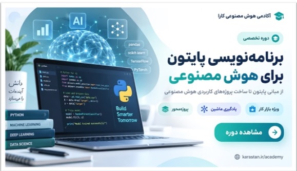 جلد کتاب برنامه نویسی پایتون برای هوش مصنوعی